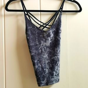 American Eagle Crushed Velvet Tank
